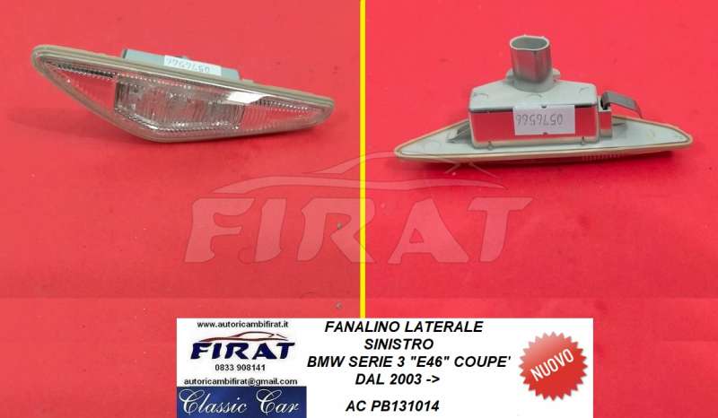 FANALINO LATERALE BMW SERIE 3 E46 COUPE' 03-> SX (PB131014)